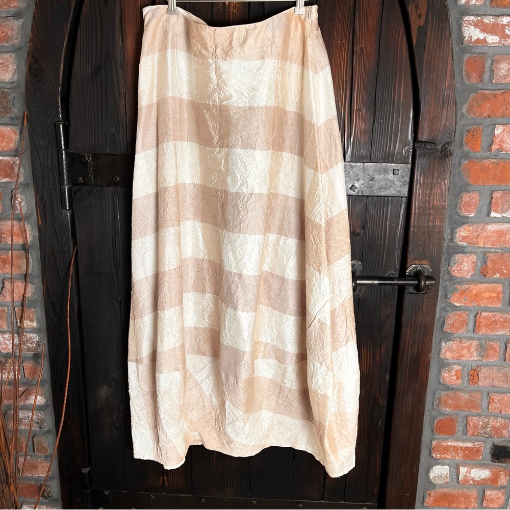 Faconnable maxi silk skirt 16